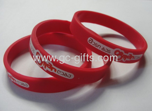 Party multi-color silicone wristbands