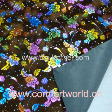 Pu Coated Leather Fabric For Car Seat Cover