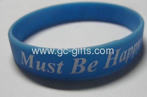 Personalized promotional rubber bracelets