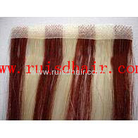 skin weft/PU weft (100% human hair weft)