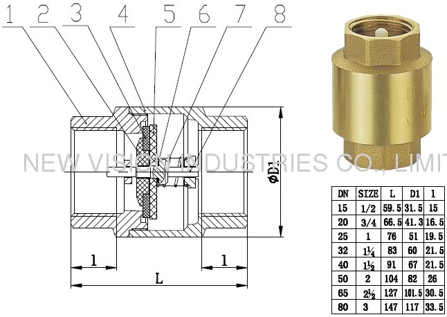 Check Valve for Plumbing