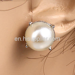 2013 Fashion Women Jewelry J Crew Cream Parl Stud Earring Sale