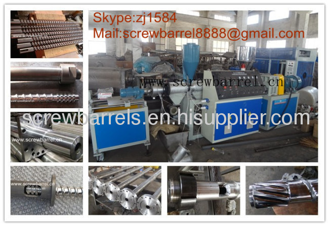 nitrided feed screw barrel