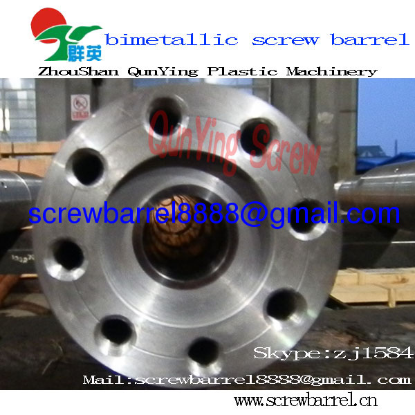 injection machine bimetallic screw barrel