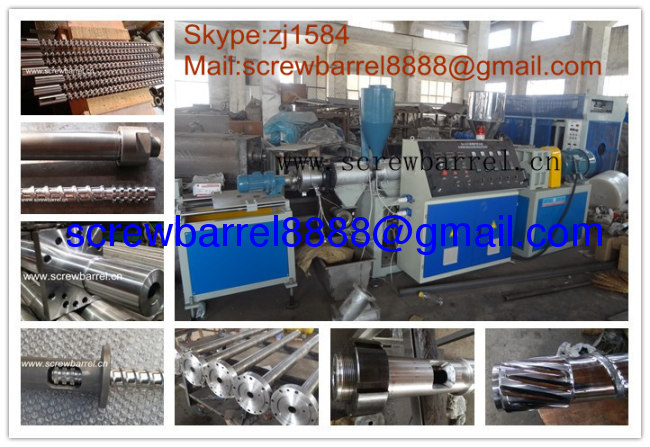 bimetallic conical twin screw