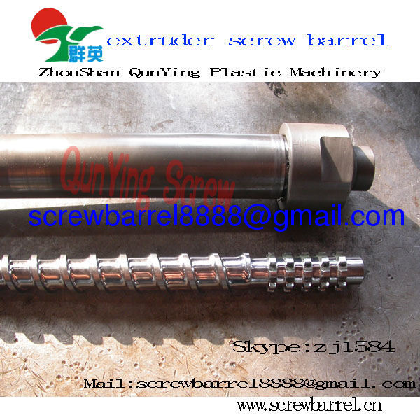 nitrided feed screw barrel