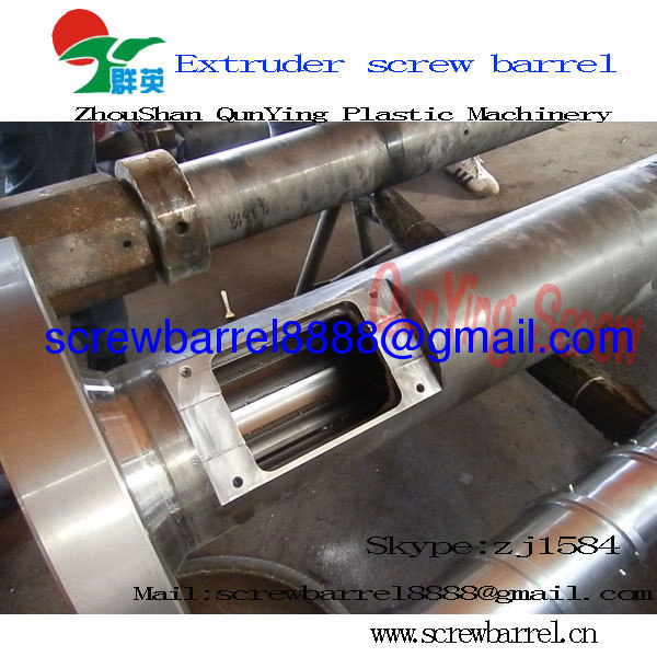 bimetallic screw barrel for blowing film extruder