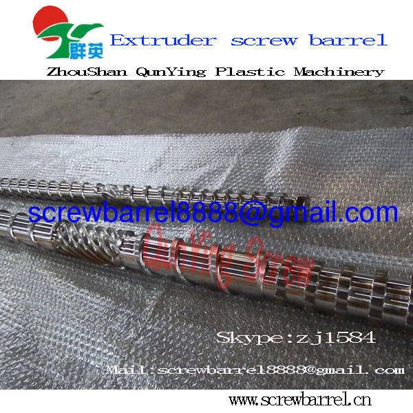 extruder bimetallic barrel screw