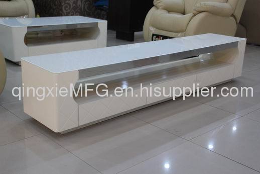 Qingxie Q6116 Modern simple style Glass/tempering glass TV stands Cabinets
