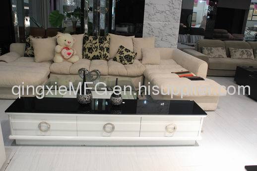Qingxie Q6123 Modern simple style Glass/tempering glass TV stands Cabinets Tea table
