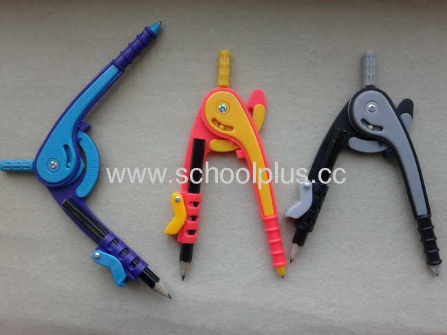 safety colorful compass in OPP package for school&office