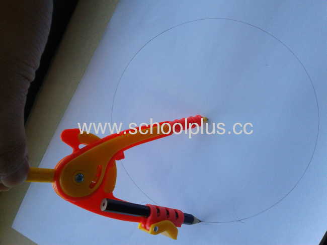 safety colorful compass in OPP package for school&office
