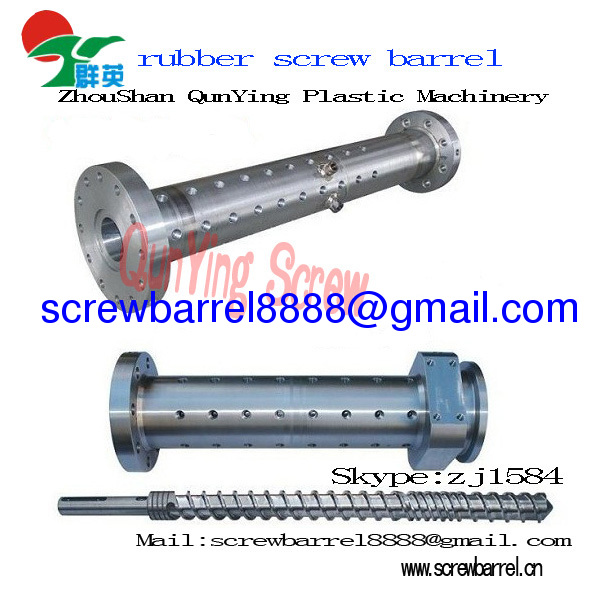 rubber screw and barrel
