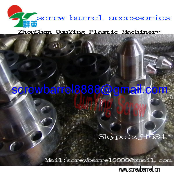 screw barrel assembly for plastic moulding machines 