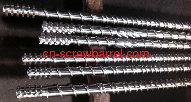 Extrusion cylinder screw for LDPE/HDPE/LLDPE blown film