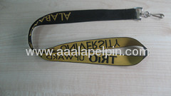  Embroidered or woven lanyards