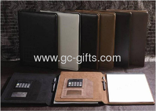 PU leather file folder bag