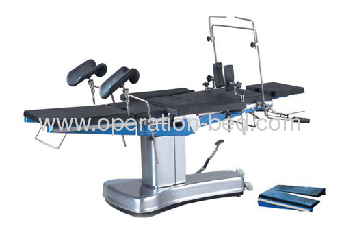 Hydraulic integrated operating table