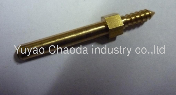 Brass knurling parts made by CNC lathe