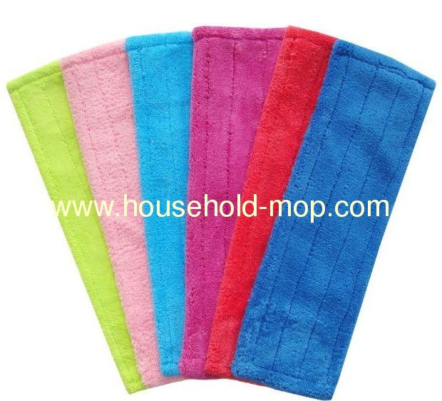 microfiber wet mops padFringed Looped microfiber mop pad