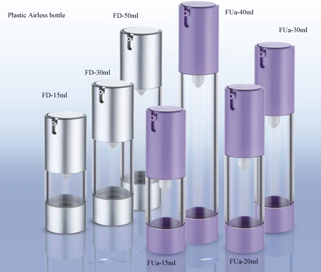 Airless bottle plastic bottle press pump bottle clear bottle body
