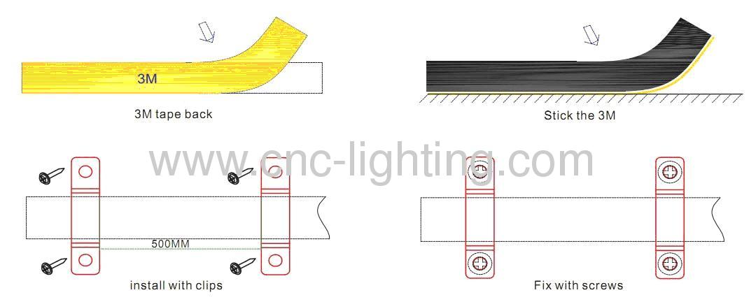 IP68 Waterproof 72W Super Bright SMD5050 300 LED Strip