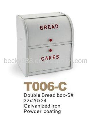 T006 Bread Box with Double Layers