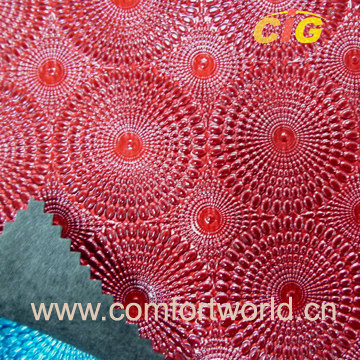 Crocodile Grain Pvc Leather For Decoration