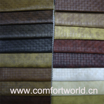 Crocodile Grain Pvc Leather For Decoration