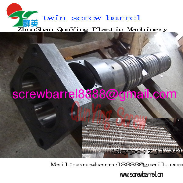 AMUT extruder conical twin screw barrel
