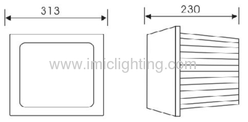 40W LED Gas Station Light 