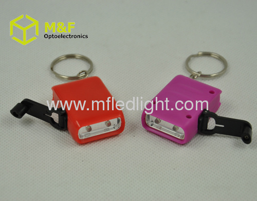 Colorful mini promotional led promotional keychain light