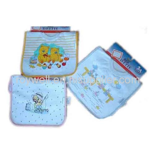 100% cotton Customized printed Baby bib