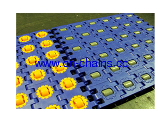 Plastic roller top straight run modular conveyor belt (RW-RTB M2)