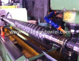 MD 90 parallel double extruder screw cylinder barrel for granulator/foaming 