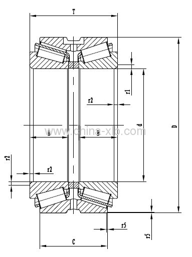 Single-row taper roller bearing-56418/56650CD