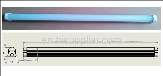 T8 12W integrated led tube