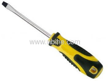 Bi-color Cr-V Steel Slot Magnetic Screwdriver