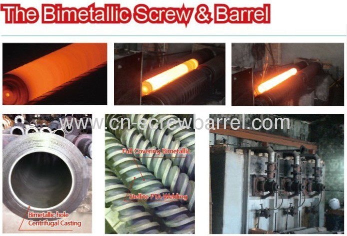 Zhoushan screw barrel conical type for upvc pipe extruder 