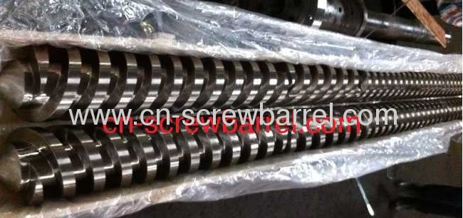 wpc extrusion granules parallel twin screw barrel 