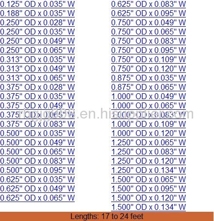 Heat Exchanger Tubing A179