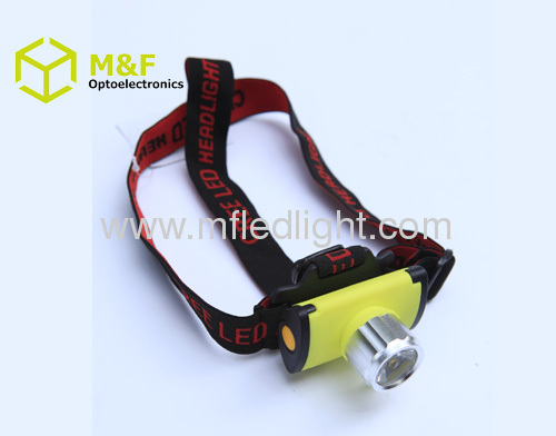 Aluminum 3Watt high power cree led headlamp