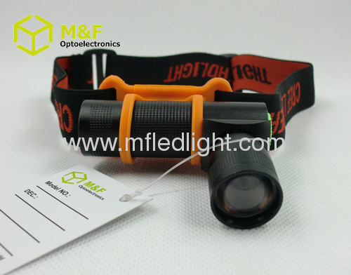 Aluminum 3Watt high power zoomable cree led headlamp