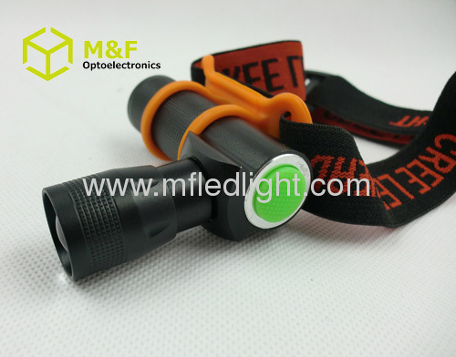 Aluminum 3Watt high power zoomable cree led headlamp