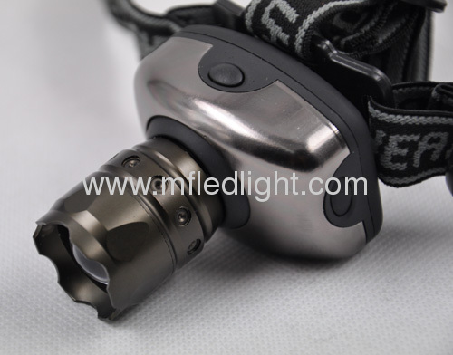 Aluminum 3Watt high power zoomable led miners light