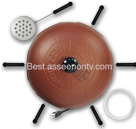 PIZZA DOME Electric Pizza Oven bake pizza pan as seen on tv