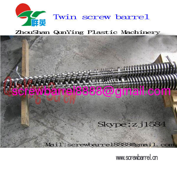 Granulation machine screw barrel