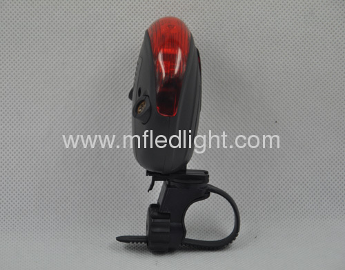 Plastic 5LED+2 laser led laser bike light ningbo