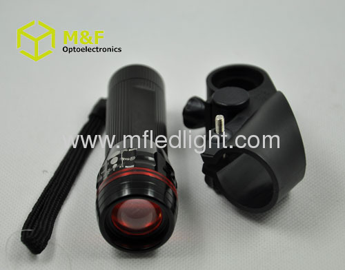 Aluminum 3W CREE LED high power bicycle light zoomable