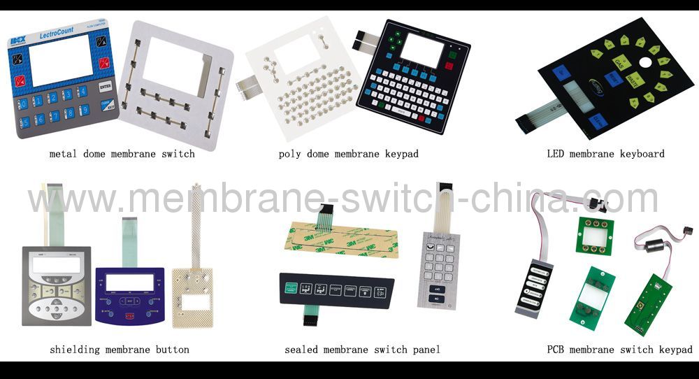 poly dome shielding membrane switches